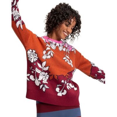 Roxy X Rowley Villapaita Burnt Henna Laurel Floral XS - Villapaita - Nainen Roxy X Rowley Villapaita Burnt Henna Laurel Floral XS - Villapaita - Nainen