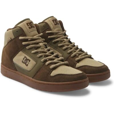 Chaussures de skate hautes DC Manteca 4 - Chocolat foncé / Kaki Marron - Chaussures de skate - Publicité Chaussures de skate hautes DC Manteca 4 - Chocolat foncé / Kaki Marron - Chaussures de skate - Publicité
