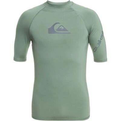 Quiksilver All Time Green UPF 50 Rash Guard - Jacket Quiksilver All Time Green UPF 50 Rash Guard - Jacket