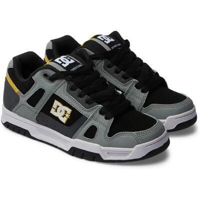DC Shoes DC Stag Grey/Yellow Skate Shoes - Skate Shoes DC Shoes DC Stag Grey/Yellow Skate Shoes - Skate Shoes