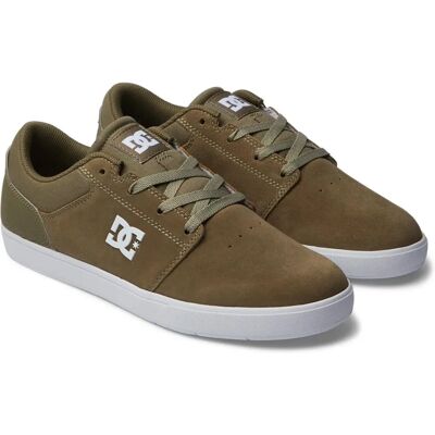 DC Shoes DC Crisis 2 Low Top Skateschuhe - Oliv/Weiß - Skateschuhe DC Shoes DC Crisis 2 Low Top Skateschuhe - Oliv/Weiß - Skateschuhe
