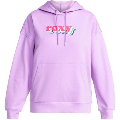 Roxy Womens That’s Rad Hooded Pullover Sweatshirt - Crocus Petal / Pink - Hoodies Roxy Womens That’s Rad Hooded Pullover Sweatshirt - Crocus Petal / Pink - Hoodies