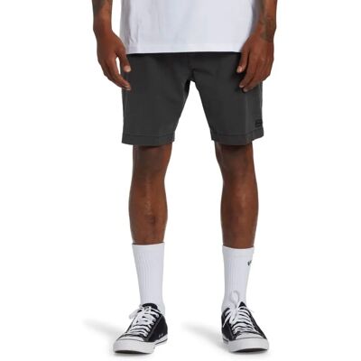 Billabong Heren Bermuda Crossfire Pigm Shorts - Zwart - 33 Billabong Heren Bermuda Crossfire Pigm Shorts - Zwart - 33