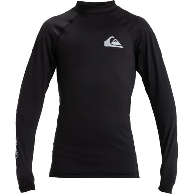 Quiksilver Black Long Sleeve UPF 50 Rash Vest - 16 Years Quiksilver Black Long Sleeve UPF 50 Rash Vest - 16 Years