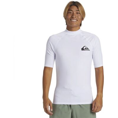 Quiksilver White UV Protect Rash Guard Vest - Surfing Rash Guard Quiksilver White UV Protect Rash Guard Vest - Surfing Rash Guard