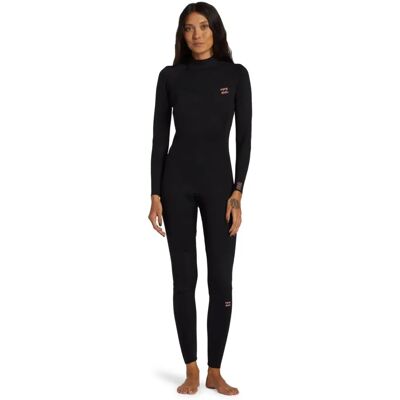 Billabong Schwarz Foil 4/3mm Neoprenanzug - Vollarm Billabong Schwarz Foil 4/3mm Neoprenanzug - Vollarm