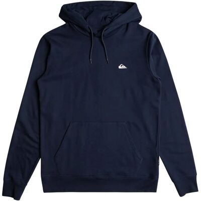 Felpa con cappuccio Quiksilver Basic blu notte - Felpa Felpa con cappuccio Quiksilver Basic blu notte - Felpa