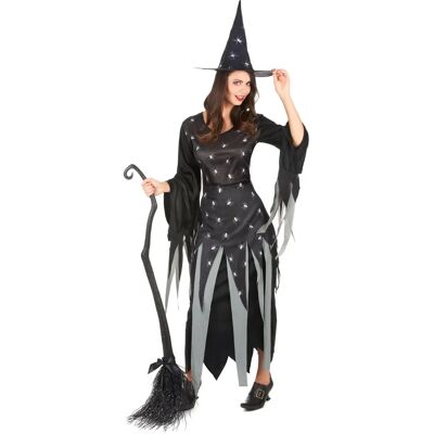 Witch Costume - Gray/Black - Halloween women dress Witch Costume - Gray/Black - Halloween women dress