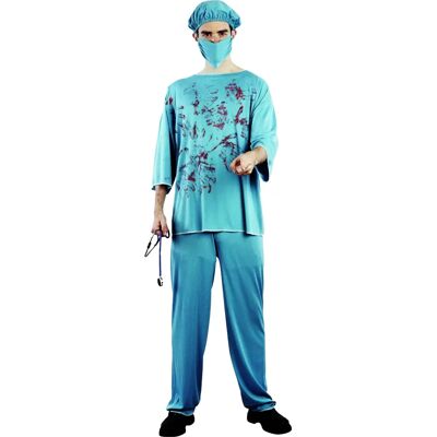Magic and Horror Adult bloodied surgeon costume - Costume Magic and Horror Adult bloodied surgeon costume - Costume