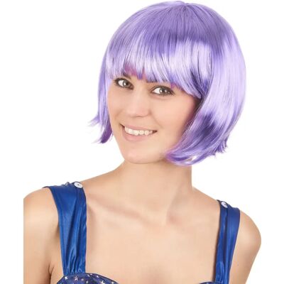 JADEO Short Purple Woman Wig JADEO Short Purple Woman Wig