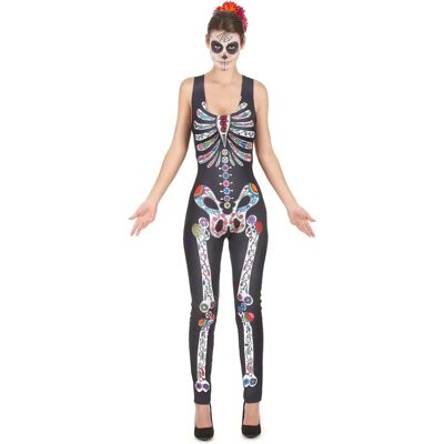 Costume squelette Dia de los morts Magic and Horror - Femme S/M - Publicité Costume squelette Dia de los morts Magic and Horror - Femme S/M - Publicité