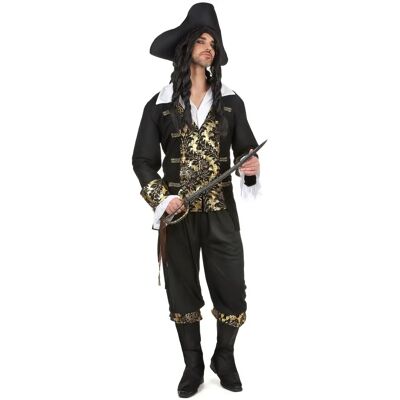 Déguisement Pirate M / L Blanc/Noir/Or - Déguisement - Publicité Déguisement Pirate M / L Blanc/Noir/Or - Déguisement - Publicité