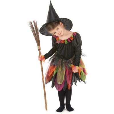 Magic and Horror Children's Halloween Witch Costume - Black M 7-9 years Magic and Horror Children's Halloween Witch Costume - Black M 7-9 years