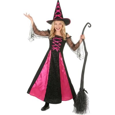 Magic and Horror Szaggatott boszorkány jelmez - Mädchen Halloween Kostüm, schwarz/rosa, L 10-12 Jahre Magic and Horror Szaggatott boszorkány jelmez - Mädchen Halloween Kostüm, schwarz/rosa, L 10-12 Jahre