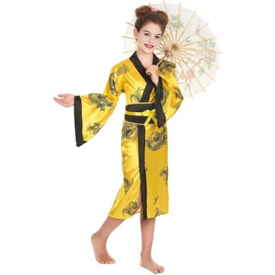 Déguisement de fille chinoise jaune - Costume traditionnel 4-6 ans - Publicité Déguisement de fille chinoise jaune - Costume traditionnel 4-6 ans - Publicité