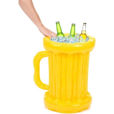 JADEO Giant Yellow Floating Cup Holder - Pool/Beach Float JADEO Giant Yellow Floating Cup Holder - Pool/Beach Float