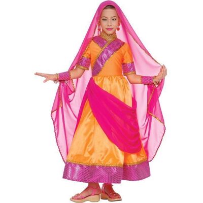 Lacey Wigs Déguisement Bollywood rose/or pour enfants - Costume enfant - Publicité Lacey Wigs Déguisement Bollywood rose/or pour enfants - Costume enfant - Publicité