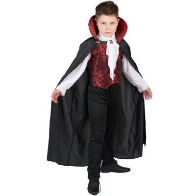 Costume de vampire Magic and Horror pour garçons - Modèle 7-9 ans, Rouge/Blanc/Noir - Publicité Costume de vampire Magic and Horror pour garçons - Modèle 7-9 ans, Rouge/Blanc/Noir - Publicité
