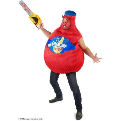 Schweppes Orangina Rouge Costume - Red Shape with Beads Schweppes Orangina Rouge Costume - Red Shape with Beads