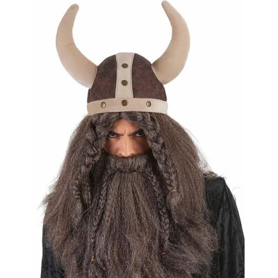 My Other Me Adult Brown Viking Helmet - Viking Helmet My Other Me Adult Brown Viking Helmet - Viking Helmet