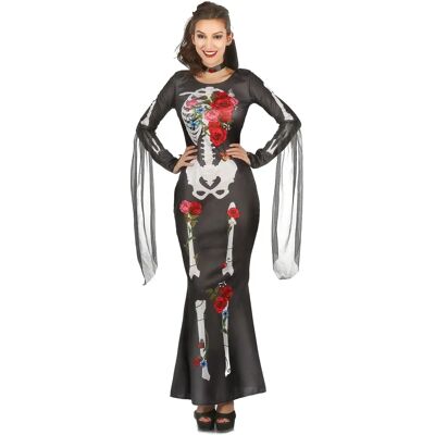 Lacey Wigs Black/Red Skeleton Dress Costume - Dress Costume Lacey Wigs Black/Red Skeleton Dress Costume - Dress Costume