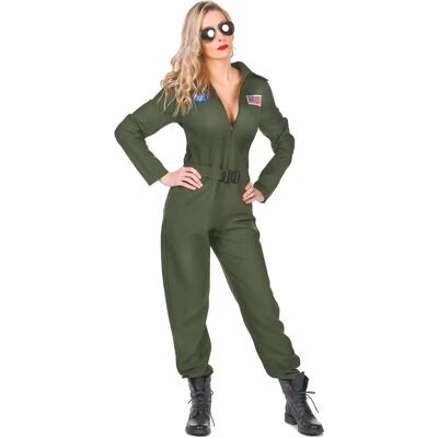 Costume de pilote femme Rubies - Uniforme de vol - Publicité Costume de pilote femme Rubies - Uniforme de vol - Publicité