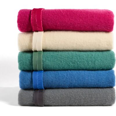 LA REDOUTE INTERIEURS Woolmark Κουβέρτα - 350 g/m², Γκρίζο, Διαφορετικά Μεγέθη LA REDOUTE INTERIEURS Woolmark Κουβέρτα - 350 g/m², Γκρίζο, Διαφορετικά Μεγέθη