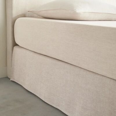 AM.PM - Linéo - 100% Lino - Beige - Funda de cabecero AM.PM - Linéo - 100% Lino - Beige - Funda de cabecero