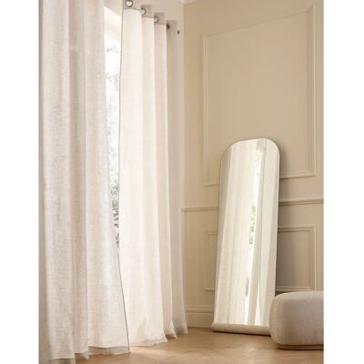 Tenda in lino beige Am.pm - 140 x 350 cm - Private Tenda in lino beige Am.pm - 140 x 350 cm - Private