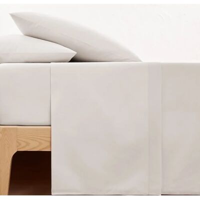LA REDOUTE INTERIEURS Lenzuolo piatto in cotone biologico - Beige - Lenzuola LA REDOUTE INTERIEURS Lenzuolo piatto in cotone biologico - Beige - Lenzuola