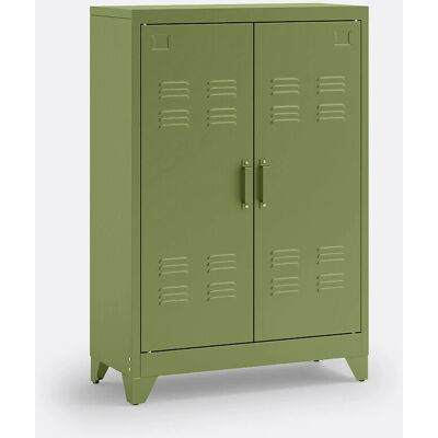 LA REDOUTE INTERIEURS Hiba - Khaki Acero 2 Puertas Armario Wardrobe LA REDOUTE INTERIEURS Hiba - Khaki Acero 2 Puertas Armario Wardrobe