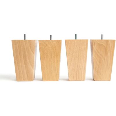 Πόδια κρεβατοκάμαρας AM.PM - Trapecio Λευκό - 15cm Πόδια κρεβατοκάμαρας AM.PM - Trapecio Λευκό - 15cm