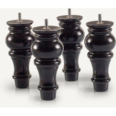 AM.PM Piedi per rete bianchi - M8 - Faggio - 15cm AM.PM Piedi per rete bianchi - M8 - Faggio - 15cm