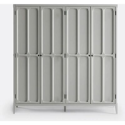 La Redoute Interieurs Armario Eugénie Gris - 4 Puertas La Redoute Interieurs Armario Eugénie Gris - 4 Puertas