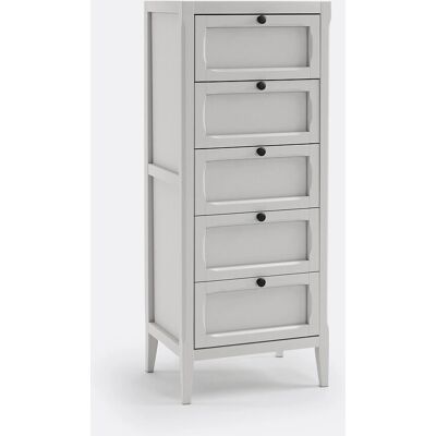LA REDOUTE INTERIEURS Cassettiera Eugénie - 5 cassetti - Grigio LA REDOUTE INTERIEURS Cassettiera Eugénie - 5 cassetti - Grigio