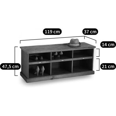 So'home Lindley Banco de Entrada - Almacenamiento y Asiento So'home Lindley Banco de Entrada - Almacenamiento y Asiento