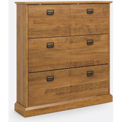 LA REDOUTE INTERIEURS Lindley Armoire à Chaussures - 3 Portes - Beige LA REDOUTE INTERIEURS Lindley Armoire à Chaussures - 3 Portes - Beige