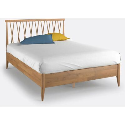 LA REDOUTE INTERIEURS - Quilda - Marrón - 160x200 cm - Cama LA REDOUTE INTERIEURS - Quilda - Marrón - 160x200 cm - Cama
