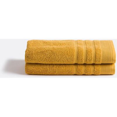 LA REDOUTE INTERIEURS Asciugamani in cotone - Pack da 2 - 50x100cm - Arancione LA REDOUTE INTERIEURS Asciugamani in cotone - Pack da 2 - 50x100cm - Arancione