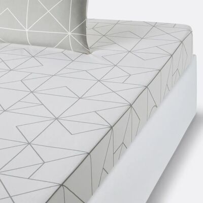 Lenzuolo con angoli en coton blanc de So'home - Série de literie Lenzuolo con angoli en coton blanc de So'home - Série de literie