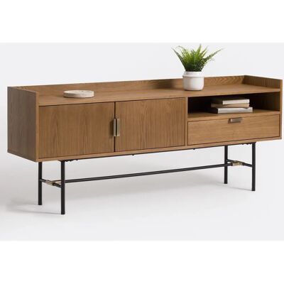 LA REDOUTE INTERIEURS Aparador Marrón Modelo Botello - Mueble de almacenamiento LA REDOUTE INTERIEURS Aparador Marrón Modelo Botello - Mueble de almacenamiento