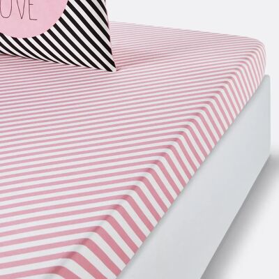 LA REDOUTE INTERIEURS Drap-housse en coton - Paris for ever - Linge de lit LA REDOUTE INTERIEURS Drap-housse en coton - Paris for ever - Linge de lit