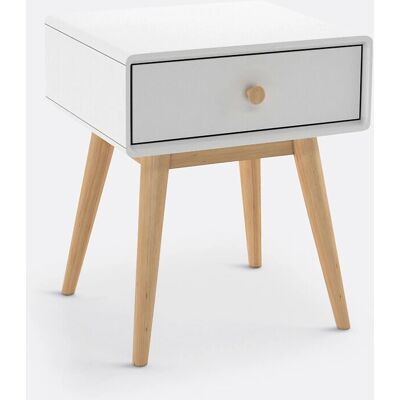 LA REDOUTE INTERIEURS - Jimi - Blanc - MDF - Nightstand LA REDOUTE INTERIEURS - Jimi - Blanc - MDF - Nightstand