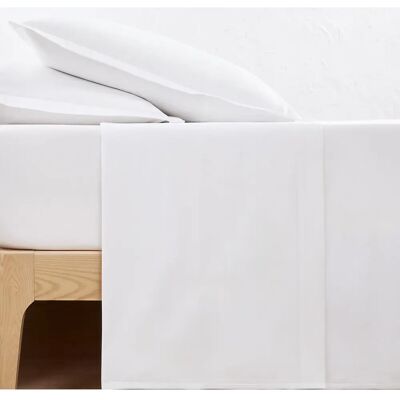 LA REDOUTE INTERIEURS Sábana de Percal de algodón - Blanco LA REDOUTE INTERIEURS Sábana de Percal de algodón - Blanco
