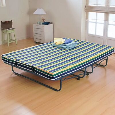 LA REDOUTE INTERIEURS - Letto pieghevole - Rete a doghe - Materasso comfort rigido - Folding bed LA REDOUTE INTERIEURS - Letto pieghevole - Rete a doghe - Materasso comfort rigido - Folding bed
