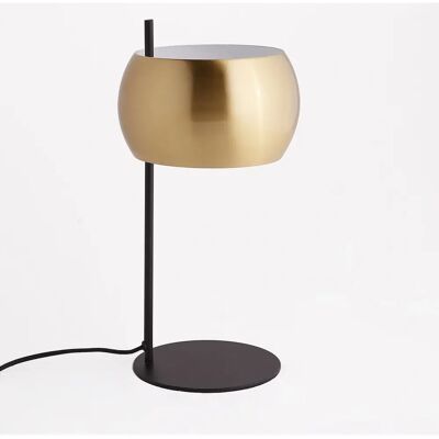 Lámpara de mesa negra y latón de La Redoute Interieurs Lámpara de mesa negra y latón de La Redoute Interieurs