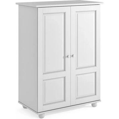 Armario de Pino Macizo So'home - 120cm - Blanco Armario de Pino Macizo So'home - 120cm - Blanco