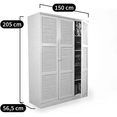 So'home Armario Blanco 3 puertas - Wardrobe So'home Armario Blanco 3 puertas - Wardrobe