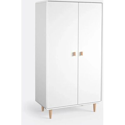 La Redoute Interieurs Armadio Jimi - Stile Scandinavo MDF Bianco La Redoute Interieurs Armadio Jimi - Stile Scandinavo MDF Bianco