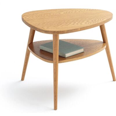 LA REDOUTE INTERIEURS Mesita de noche Quilda - Vintage, Superficie doble, Roble, 2 estantes LA REDOUTE INTERIEURS Mesita de noche Quilda - Vintage, Superficie doble, Roble, 2 estantes